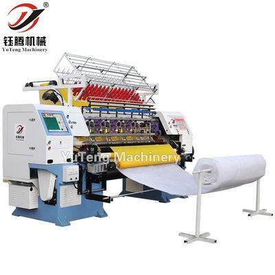 बहु सुई लॉक सिलाई क्विल्टिंग मशीन उच्च परिशुद्धता 380V 50HZ 3 चरण